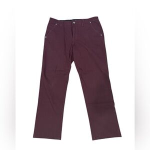 Vincent d’Amérique Men’s Burgundy Stretch Pants Size 32